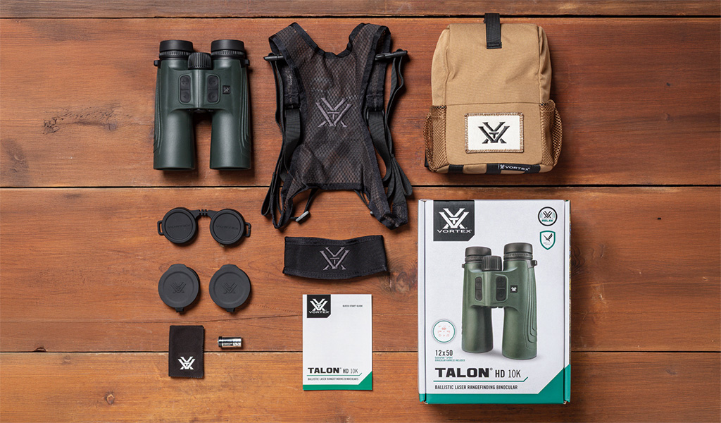 Vortex Talon HD 10K 12x50 Binoküler Balistik Lazer Mesafe Ölçer 