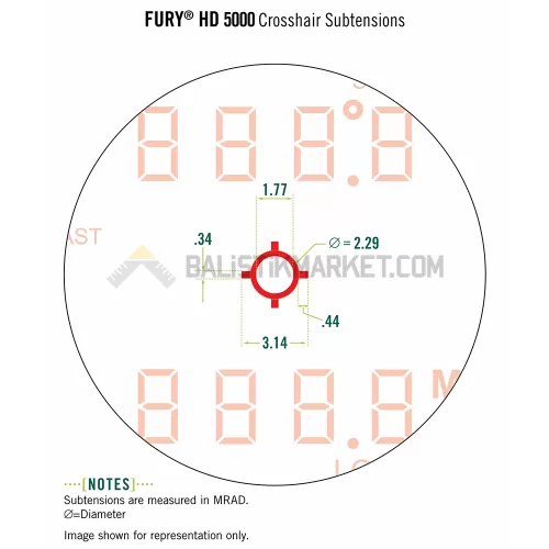 Vortex Fury HD 5000 AB 10x42 Mesafe Ölçer