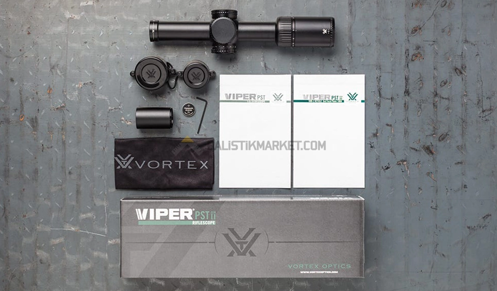 Vortex Viper PST GEN II 1-6x24 SFP VMR-2 (MRAD) Tüfek Dürbünü