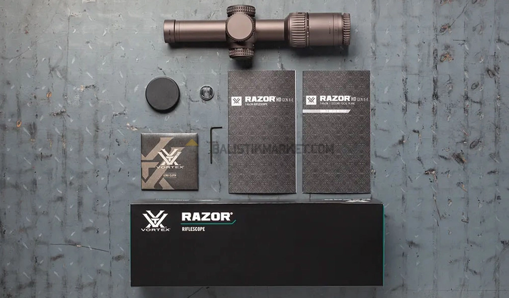 Vortex Razor HD Gen II-E 1-6x24 SFP VMR-2 (MRAD) Tüfek Dürbünü