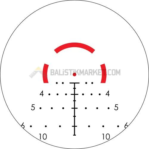 Vortex Strike Eagle 1-6x24 AR-BDC3 Tüfek Dürbünü