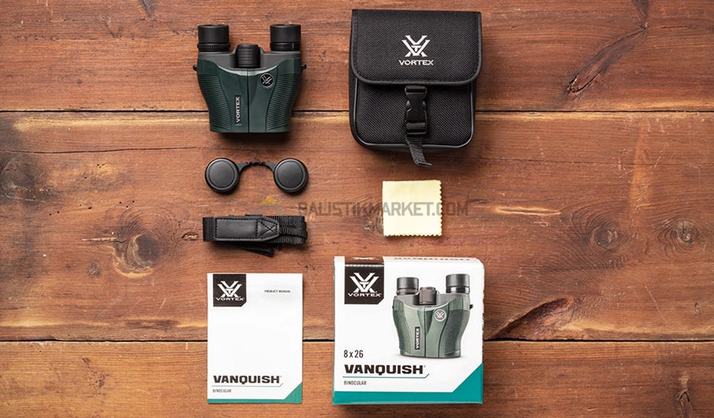 Vortex Vanquish 8x26 Binocular El Dürbünü