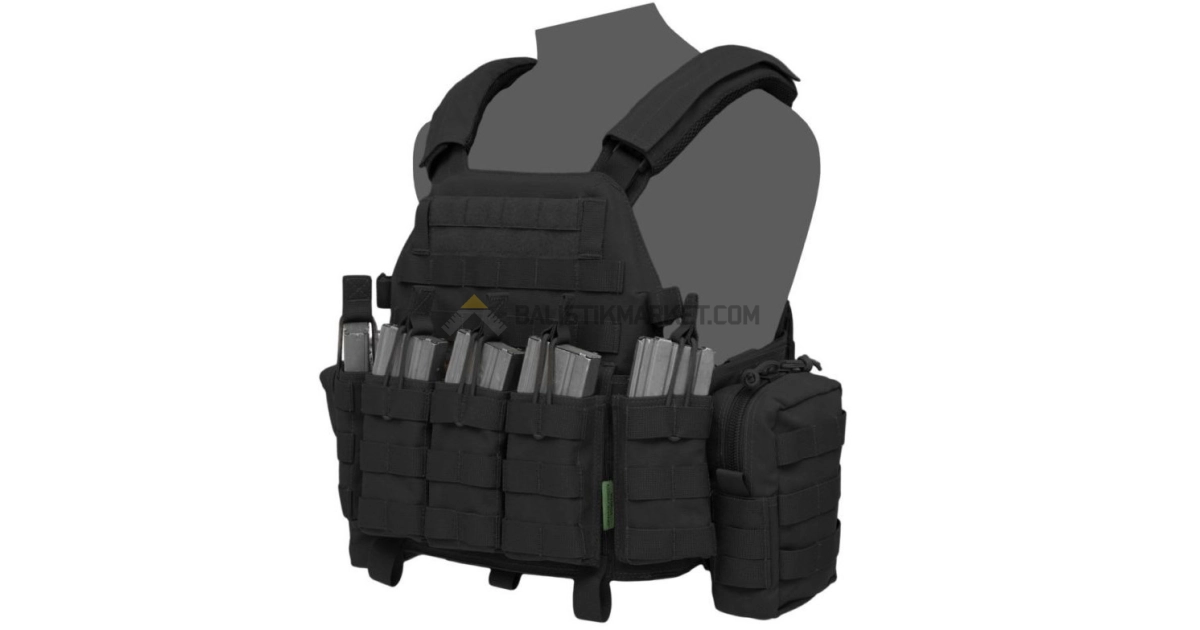 Warrior Assault Systems DCS 5.56mm Base Carrier Plaka Taşıyıcı (Siyah)