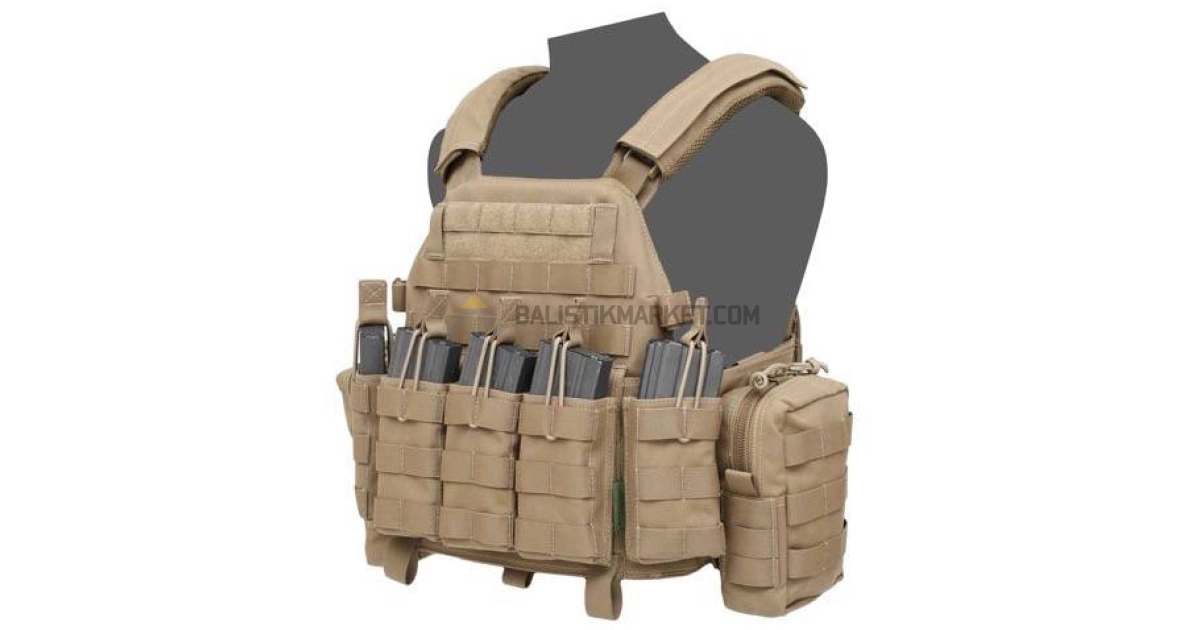 Warrior Assault Systems DCS 5.56mm Base Carrier Plaka Taşıyıcı (Coyote Tan)