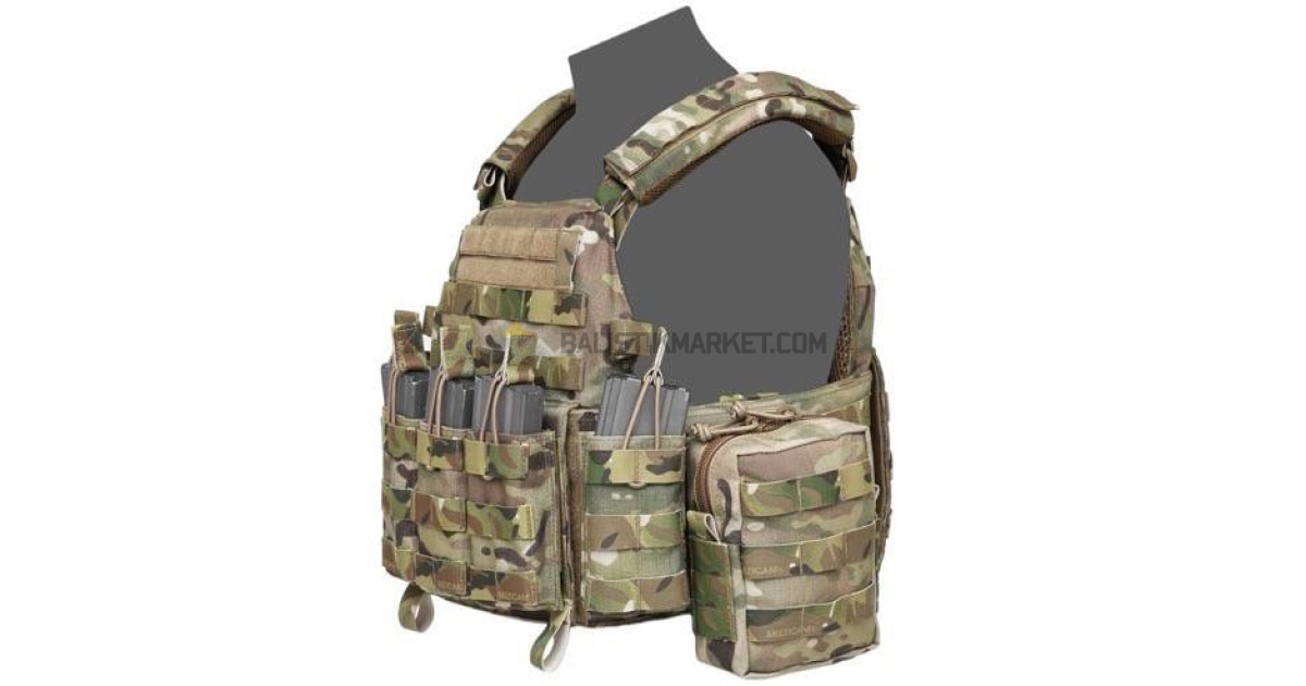 Warrior Assault Systems DCS 5.56mm Base Carrier Plaka Taşıyıcı (Multicam)