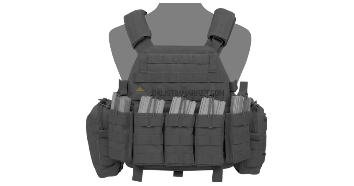 Warrior Assault Systems DCS M4 Base Carrier Plaka Taşıyıcı (Siyah)