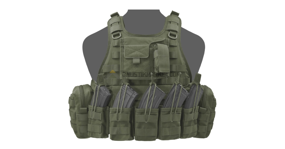 Warrior Assault Systems Ricas Compact AK Carrier Plaka Taşıyıcı (Od Green)