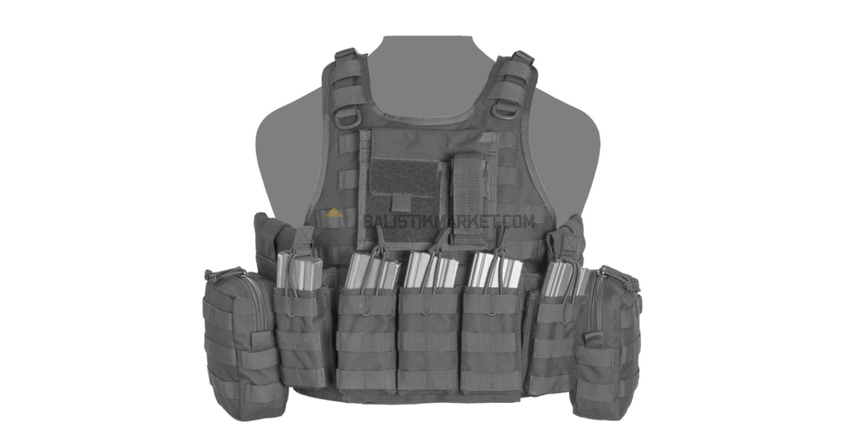 Warrior Assault Systems Ricas Compact 5.56mm Carrier Plaka Taşıyıcı (Siyah)