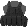 Warrior Assault Systems Ricas Compact M4 Carrier Plaka Taşıyıcı (Siyah)