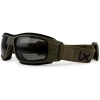 Wiley X Lynx Google Balistik Gözlük, Şeffaf/Gri Lens (Ranger Green)