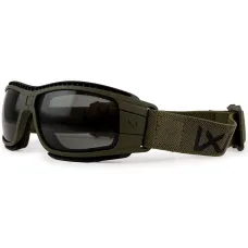 Wiley X Lynx Google Balistik Gözlük, Şeffaf/Gri Lens (Ranger Green)