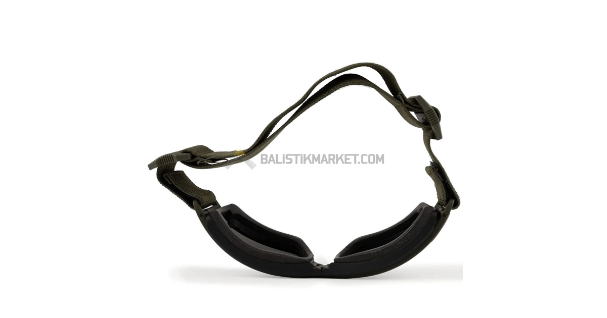 Wiley X Lynx Google Balistik Gözlük, Şeffaf/Gri Lens (Ranger Green)