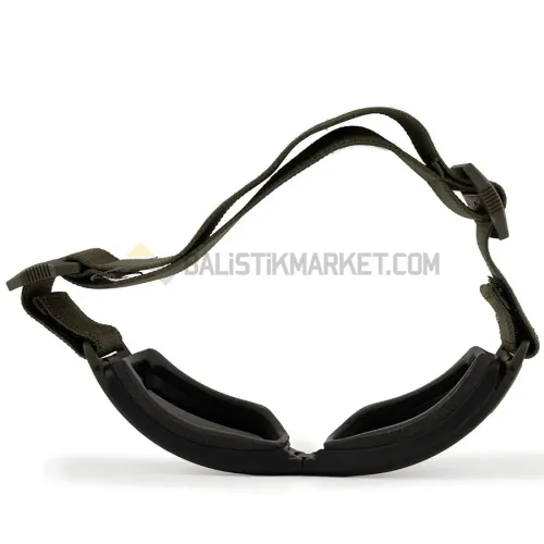 Wiley X Lynx Google Balistik Gözlük, Şeffaf/Gri Lens (Ranger Green)