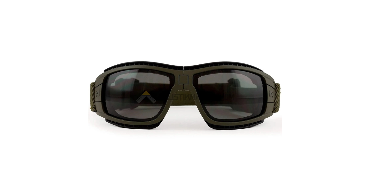 Wiley X Lynx Google Balistik Gözlük, Şeffaf/Gri Lens (Ranger Green)