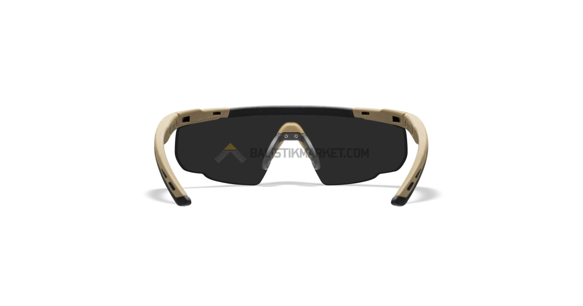 Wiley X Saber Advanced Balistik Gözlük, 3 Lens (Tan)