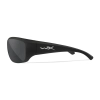 Wiley X WX Omega Black Ops Balistik Gözlük, Polarize Gri Lens (Siyah)