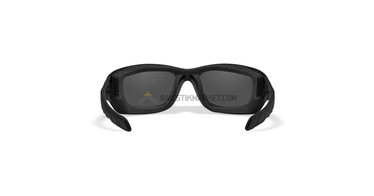 Wiley X WX Gravity Black Ops Balistik Gözlük, Gri Lens (Siyah)