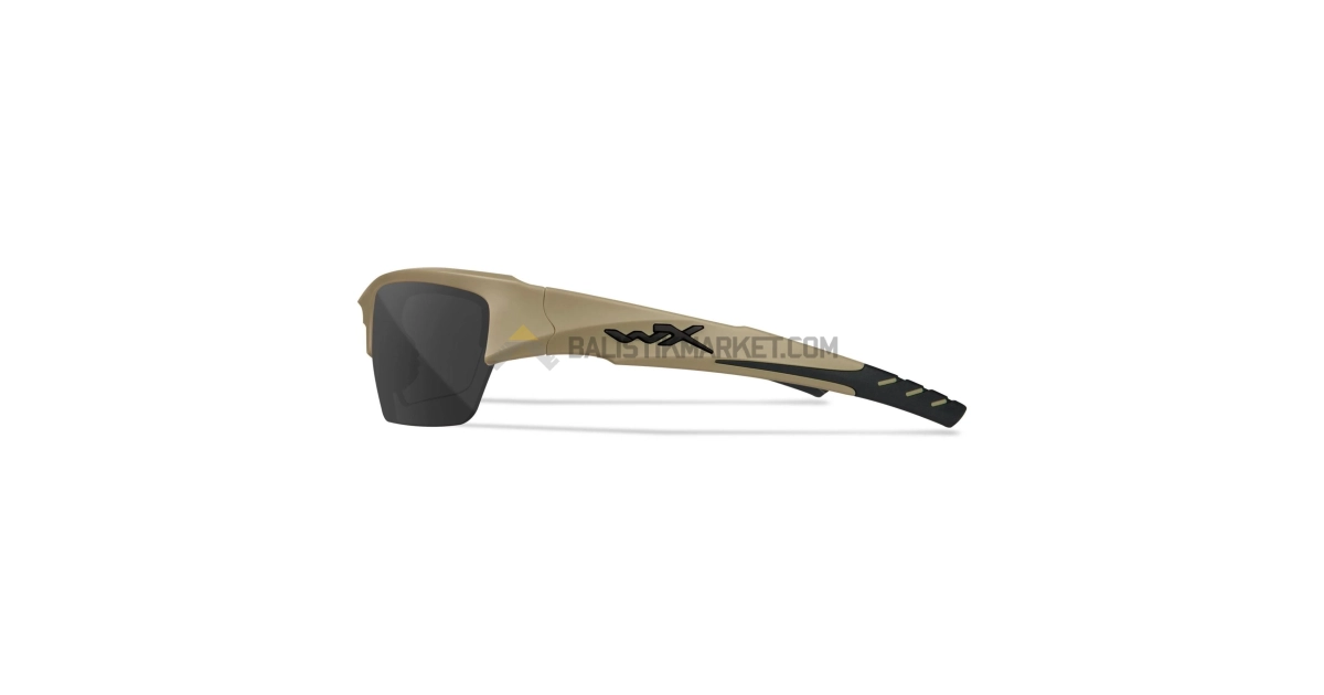 Wiley X WX Valor 2.5 Balistik Gözlük, Şeffaf/Gri/Turuncu (Tan)