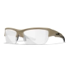 Wiley X WX Valor 2.5 Balistik Gözlük, Şeffaf/Gri/Turuncu (Tan)