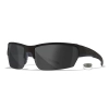 Wiley X WX Valor 2.5 Balistik Gözlük, Şeffaf/Gri Lens (Siyah)