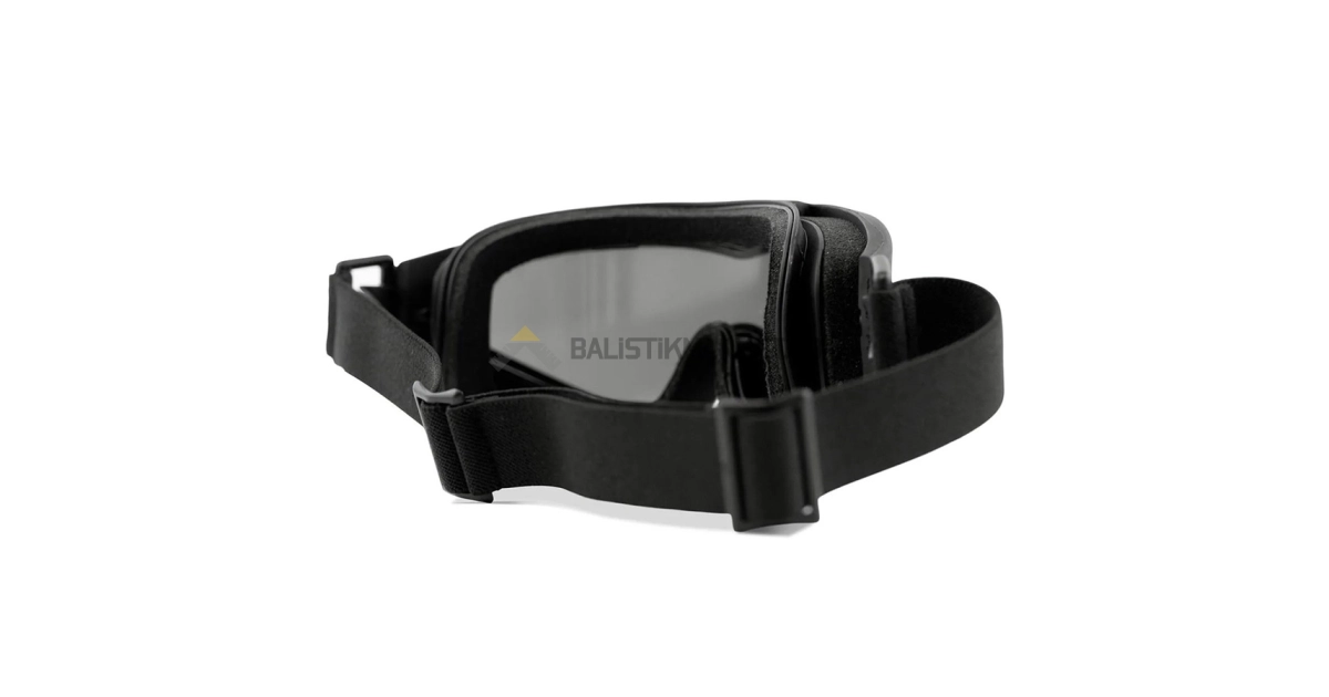 Wiley X Spear Dual Google Balistik Gözlük, Şeffaf/Gri/Turuncu Lens (Siyah)