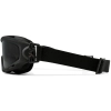 Wiley X Spear Dual Google Balistik Gözlük, Şeffaf/Gri/Turuncu Lens (Siyah)