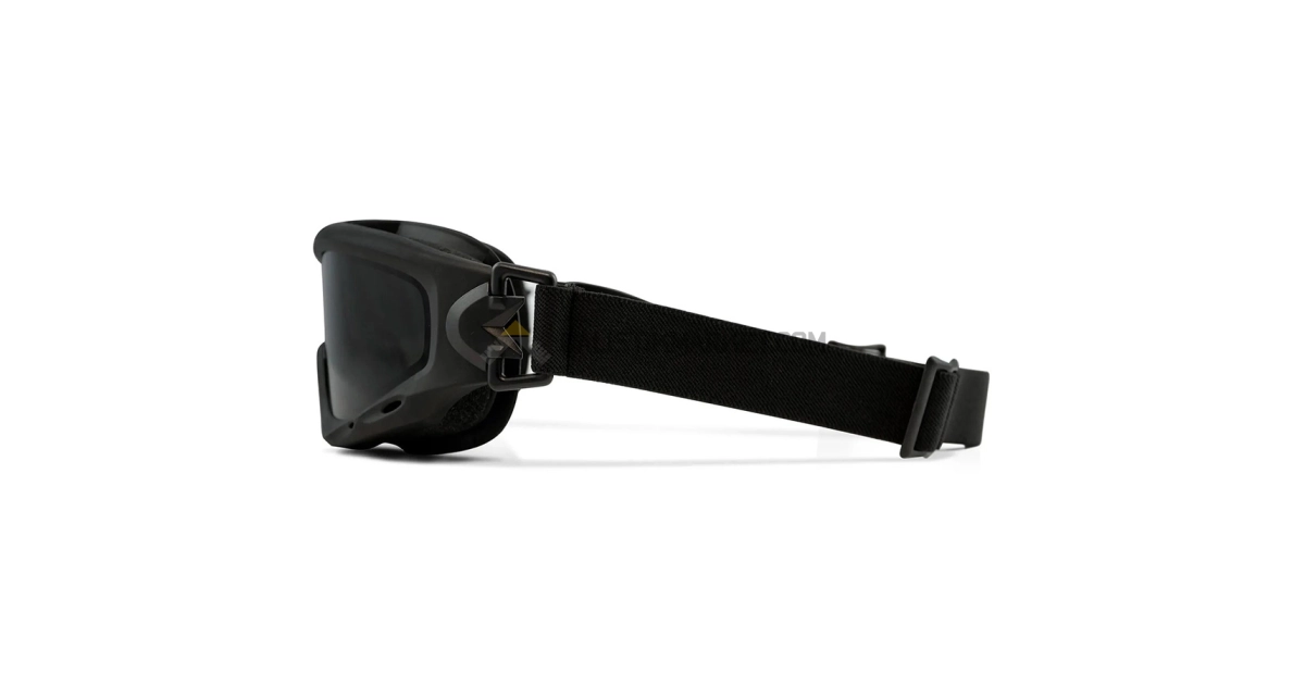 Wiley X Spear Dual Google Balistik Gözlük, Şeffaf/Gri/Turuncu Lens (Siyah)