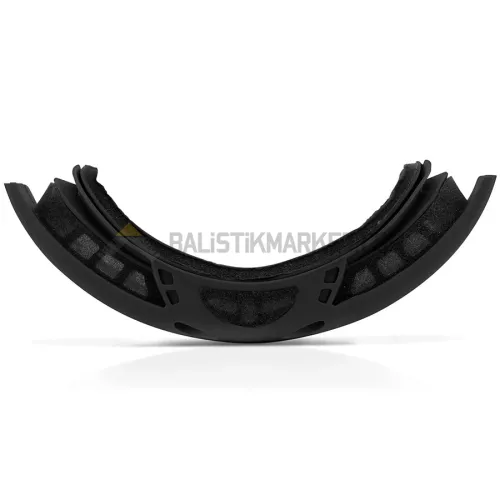 Wiley X Spear Dual Google Balistik Gözlük, Şeffaf/Gri/Turuncu Lens (Siyah)