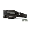 Wiley X Spear Goggle Balistik Gözlük, Şeffaf/Gri Lens (Siyah)
