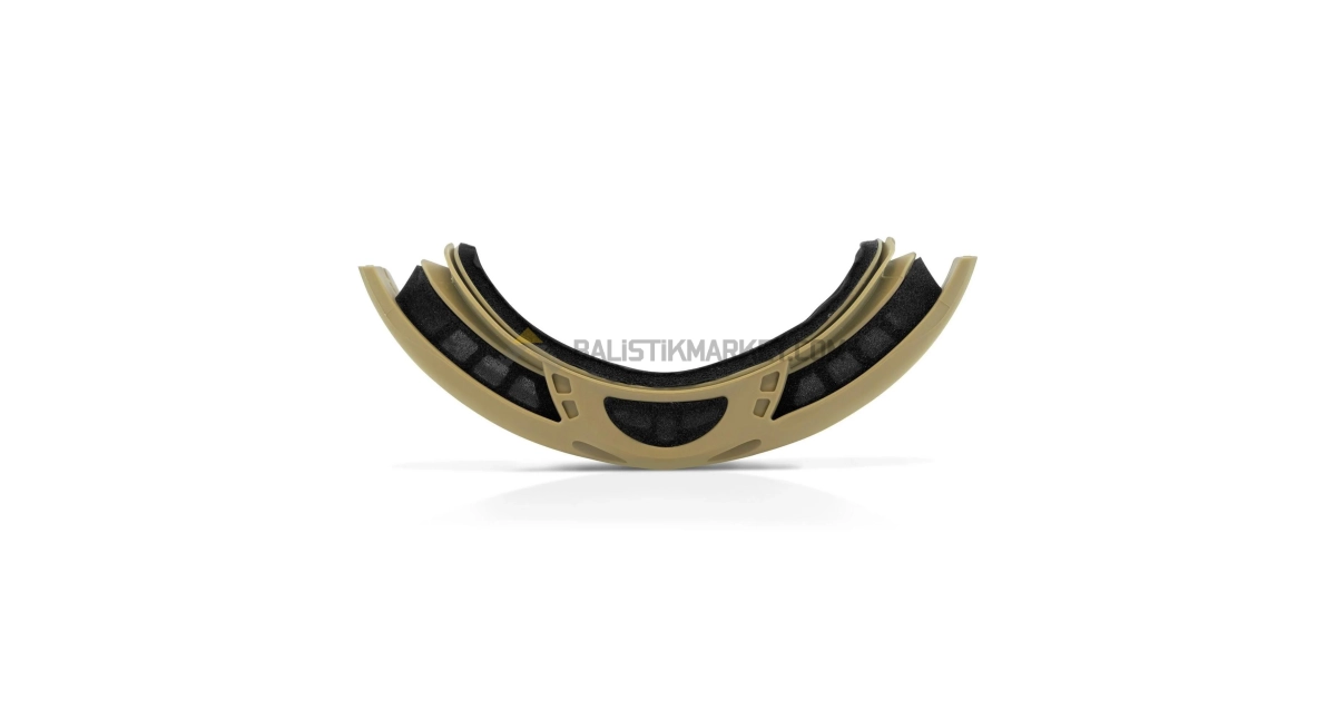 Wiley X Spear Goggle Balistik Gözlük, Şeffaf/Gri Lens (Tan)