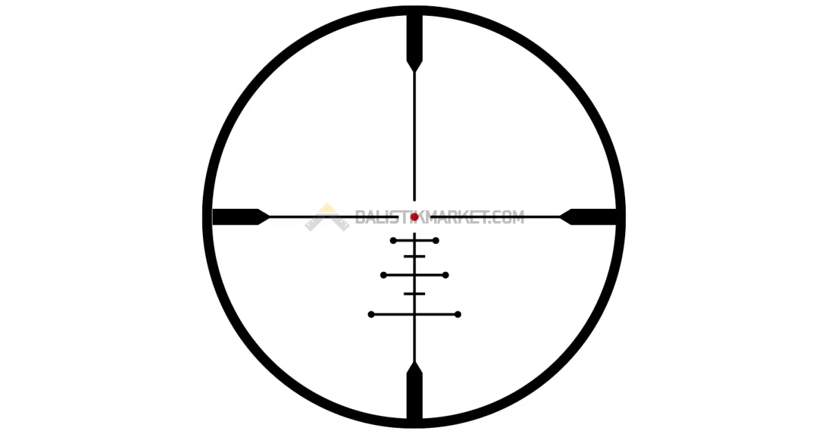 Meopta MeoHunter R5 3-15x50 FFP RD BDC3 (MRAD) Tüfek Dürbünü