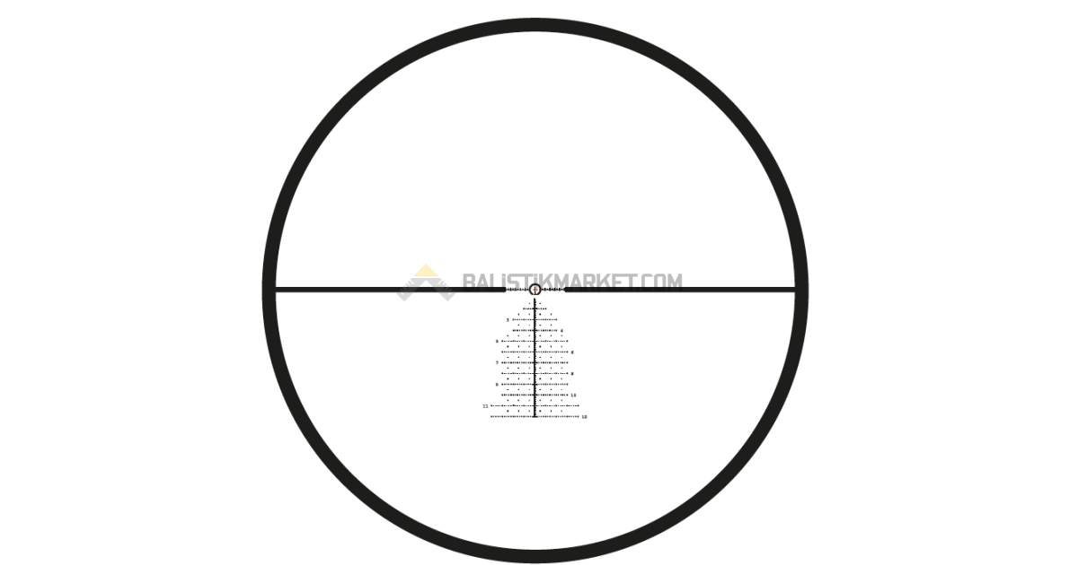 Meopta MeoPro R6 3-18x50 FFP RD 1 (MRAD) Tüfek Dürbünü