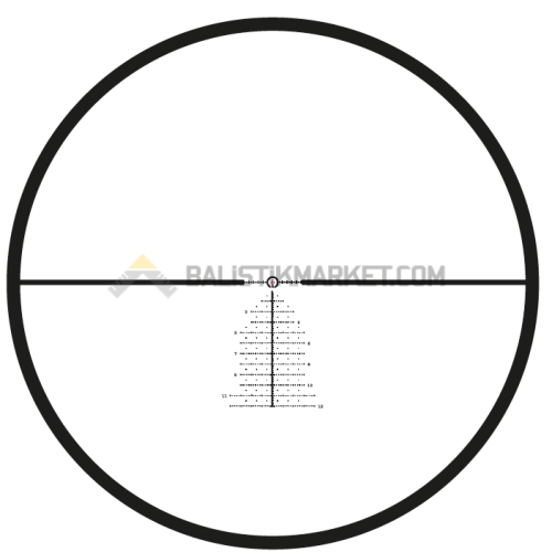 Meopta MeoPro R6 3-18x50 FFP RD 1 (MRAD) Tüfek Dürbünü
