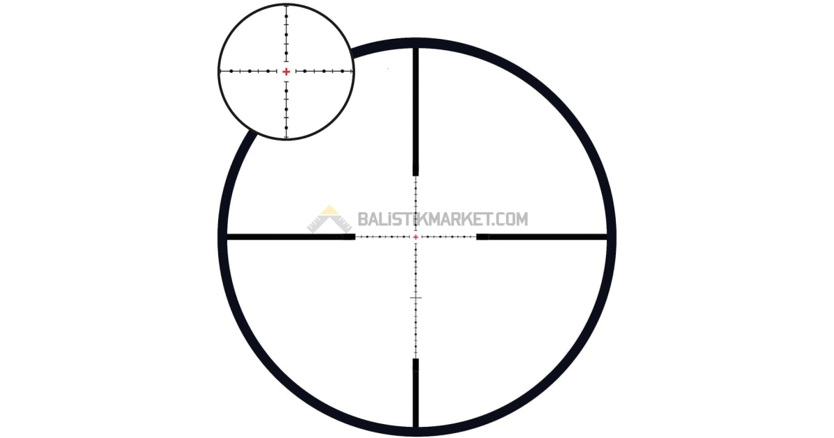 Meopta MeoPro R6 5-30x56 FFP RD (MRAD) Tüfek Dürbünü