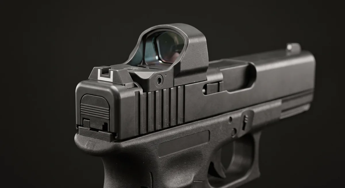 Glock MOS kızağına plakasız, doğrudan monte edilmiş alçak profilli red dot